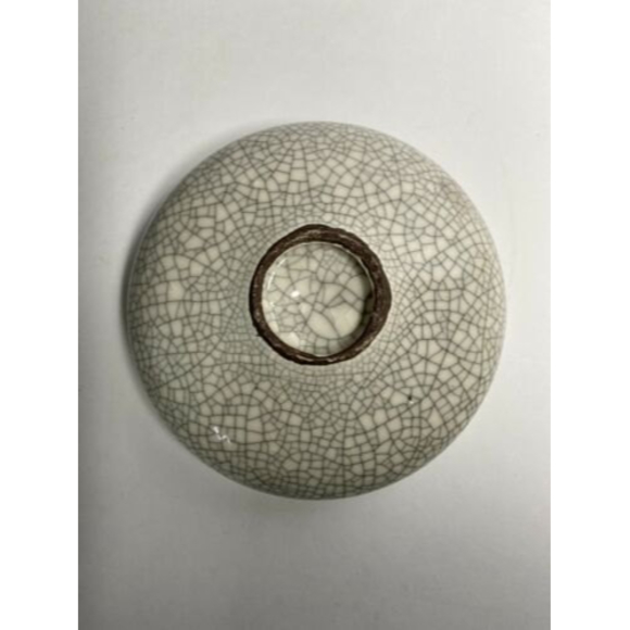 Antique Qing Dynasty Crackle Glaze Hand Painted Pottery‎ Bowl Great Condition! - Picture 11 of 12